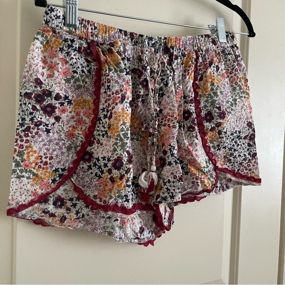 Cynthia Rowley floral lacy pajama set - Picture 3 of 12